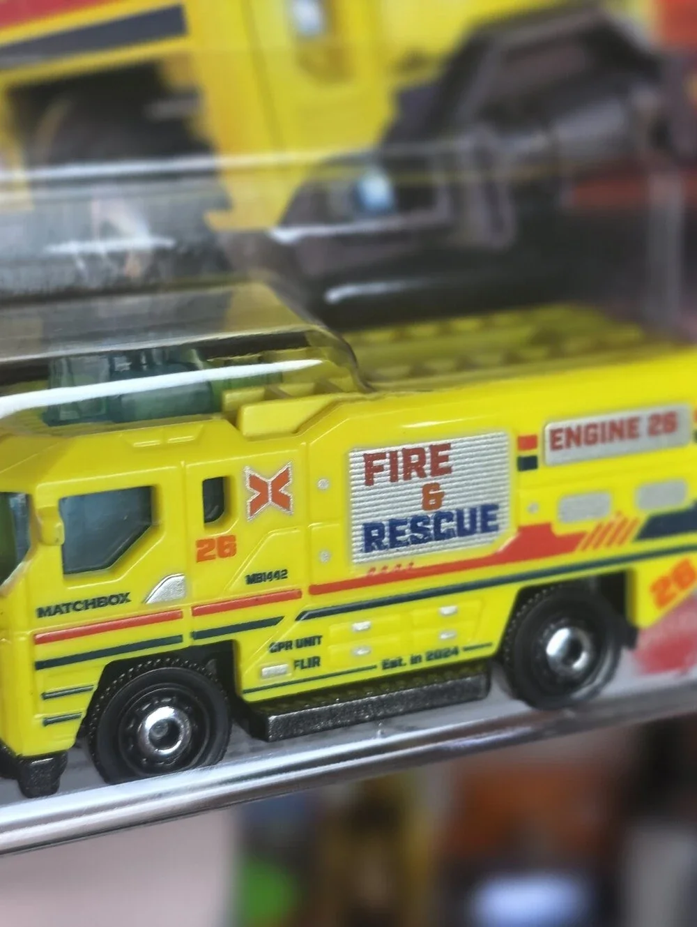 2026 Matchbox Blaze Buster II Yellow MOC